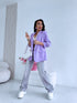 Lavandas, ONE SIZE jacket + lavandas top
